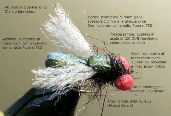 Posizione e descrizione dei materiali utilizzati