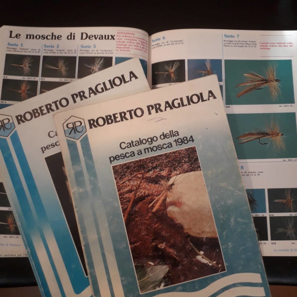 I vecchi cataloghi RP con le serie di mosche di Devaux