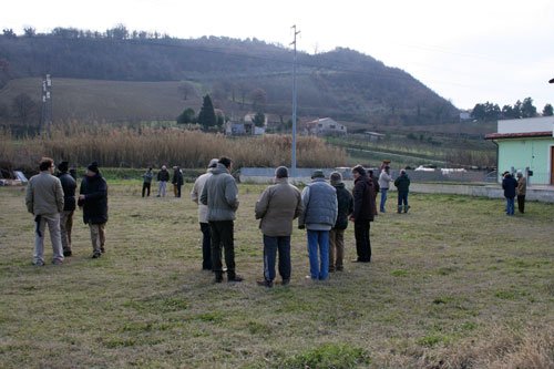 Il nutrito gruppo di amici