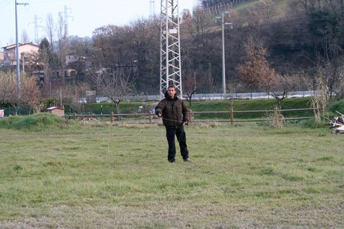 L'amico Flavio in allenamento