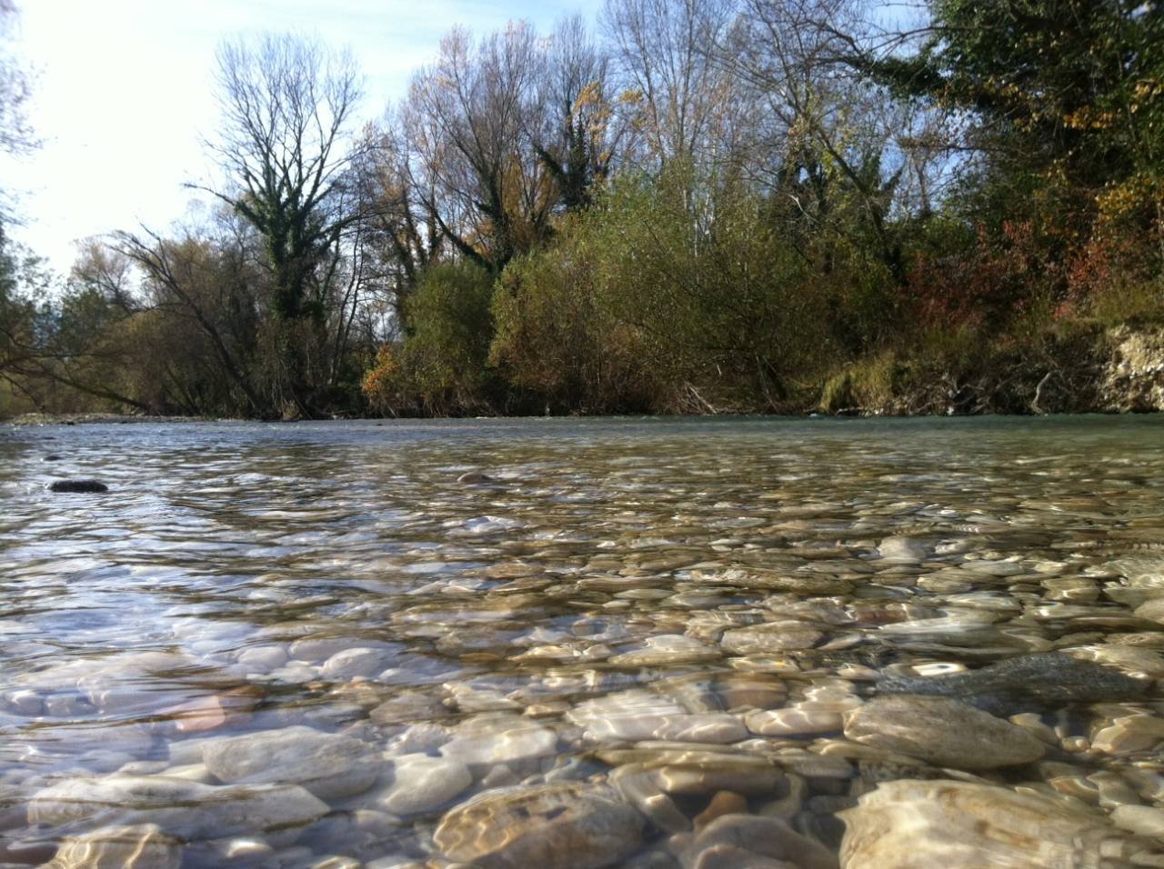 Il fiume d'inverno